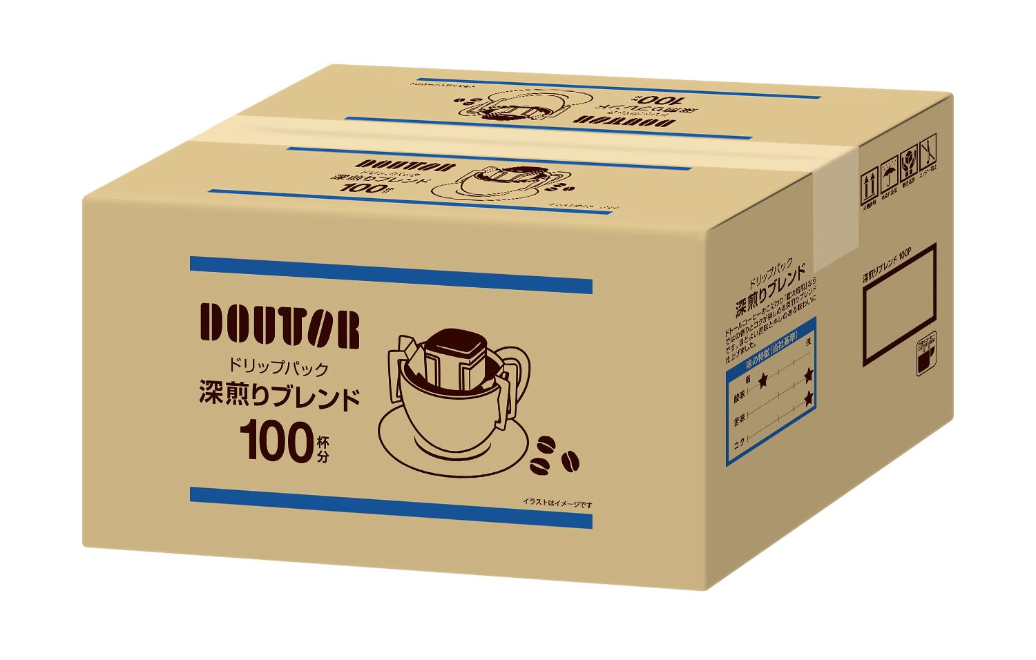 樂天商城 - ドトールコーヒー ドリップパック 深煎りブレンド 100杯分