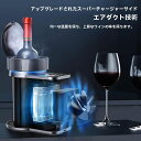 ワインチラーエレクトリック、ワインクーラーシングルボトルワインシャンパン、750mlワイン用のシングルボトルクーラー、LCD温度コントロール、コーヒー、アイスティー、レモネード、コールド、またはホット飲料用