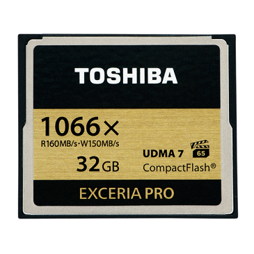 【送料無料】東芝　EXCERIA PRO TM CompactFlashカード CF-EX032V [コンパクトフラッシュ 32GB TOSHIBA]