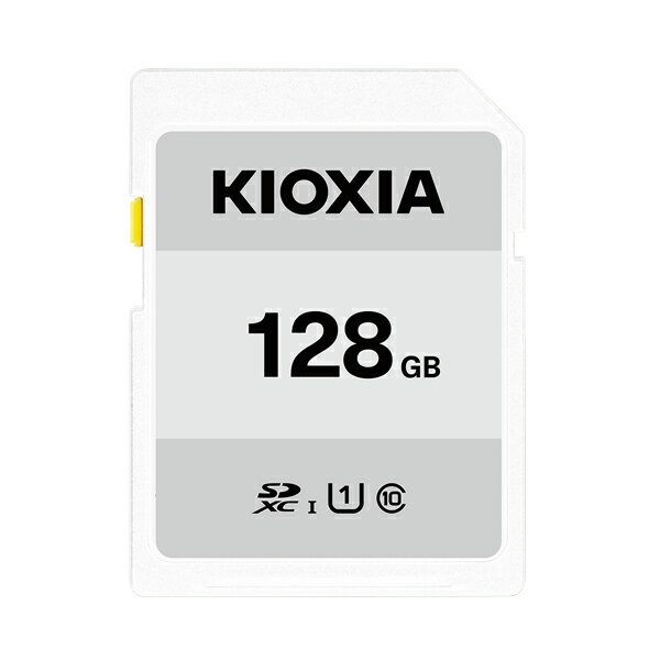 《セール期間エントリー 購入で抽選ポイントバック！》キオクシア SDメモリカード 128GB クラス10 UHSスピードクラス1 EXCERIA BASIC KCA-SD128GS KIOXIA 国内正規品 国内 日本語 パッケージ 旧： 東芝メモリ SDXC SD 128 SDカード CLASS10 UHS-I