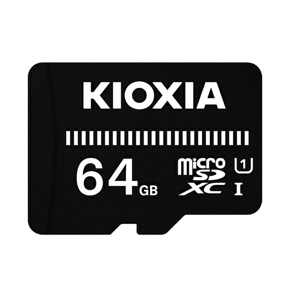 キオクシア microSDメモリカード 64GB クラス10 UHSスピードクラス1 EXCERIA BASIC KCA-MC064GS [KIOXIA 国内正規品 国内 日本語 パッケージ 旧： 東芝メモリ microSDXC SD 64 SDカード CLASS1…