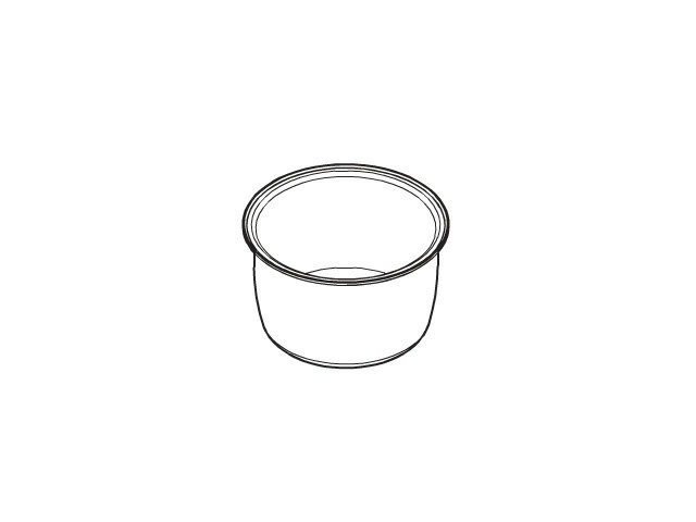 【送料無料】パナソニック 内なべ ARE50-F52 ［panasonic 炊飯器　内釜　内カマ　電気ジャー　炊飯ジャー national ナショナル　松下］※取寄せ品