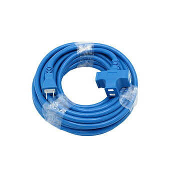 Rakuten - 耐寒性　超ソフト十字延長コード　15A　1500W　10m アオ　KY-4