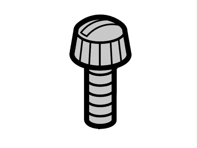 パナソニック 食器乾燥器 ねじ FDF4050001 [panasonic 純正 正規品 交換 部品 パーツ 新品]