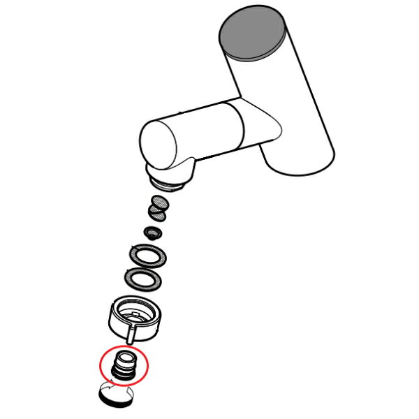 パナソニック 洗面台キャップボルト SEE10TUA02 [panasonic 純正 正規品 交換 部品 パーツ 新品]