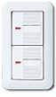 パナソニック埋込ほたるダブルスイッチB(片切)WTP50512WP※取寄せ品