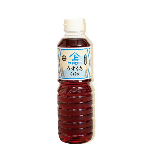 鹿児島醤油 うすくちしょうゆ　500ml ヤマガミ 上原産業 ［薄口 薄くち 薄口醤油 九州 九州醤油 薩摩 鹿児島 醤油 500 ml しょうゆ いなかしょうゆ 田舎醤油 南九州市 特産品］