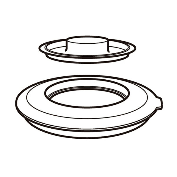 パナソニック ミキサー　ふたユニット（ふた・内ふた）AVE98-212-W0　 [panasonic 純正 正規品 交換 部..