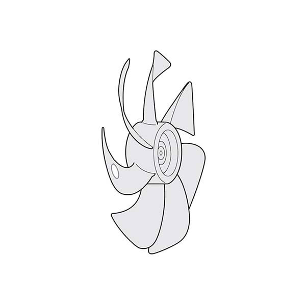 パナソニック 扇風機用 羽根 FFE2340276 ［Panasonic 純正 正規品 交換 部品 パーツ 新品]