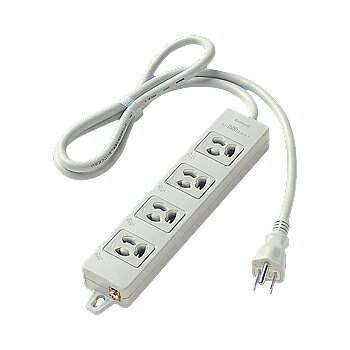 延長コード パナソニック 抜け止め形 【1mコード】WCH2414HPマグネット付きOAタップ[4コ口 接地15A形][Panasonic 松下]※取寄せ品