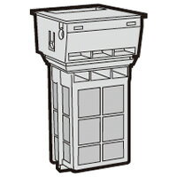 シャープ　洗濯機用　乾燥フィルター（210 337 0422）［SHARP 純正 正規品 交換 部品 パーツ　 新品 新しい フィルター]※取寄せ品