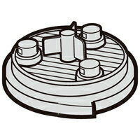 シャープ　掃除機用　高性能プリーツフィルター（217 337 0491）［SHARP 純正 正規品 交換 部品 パーツ..