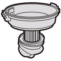 シャープ　掃除機用　カップカバー（筒型フィルター付き）（217 344 0042）［SHARP 純正 正規品 交換 ..