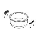 シャープ 炊飯器 内なべ 2343800350 [2343800308 2343800340 の同等品 代替品 SHARP 純正 正規品 交換 部品 パーツ 内...