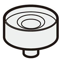 シャープ　掃除機用　筒型フィルター（下） 2174070040［SHARP 純正 正規品 交換 部品 パーツ 新品]