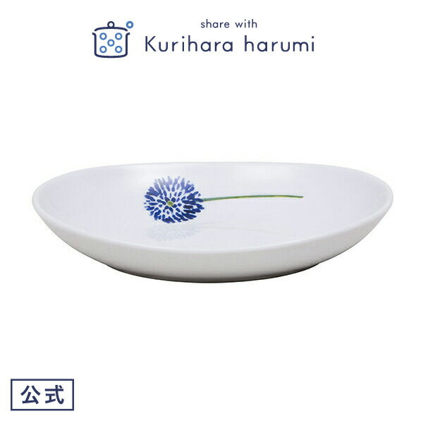 【栗原はるみ 食器 ギフト包装可】 ポットマムオーバルプレート ブルー | 栗原 はるみ 栗原はるみ食器 オーバル皿 皿 お皿 楕円 プレート 花柄 洋菊 16.5cm 青 取り皿 ケーキ皿 パン デザート レンジ可 食洗機可 ギフト 新築祝いのサムネイル