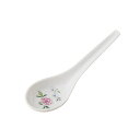 【栗原はるみ 食器 ギフト包装可】 花中華 ミニレンゲ ホワイト / 栗原 はるみ 栗原はるみ食器 食器 レンゲ 小さめ ミニ 花柄 中華 エスニック 白 キッ...