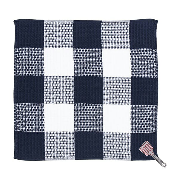 【栗原はるみ ふきん ギフト包装可】アップリケワッフルふきん ネイビー / 栗原はるみ 栗原 はるみ ふきん 布巾 食器拭き 台拭き タオル キッチン 雑貨 家...