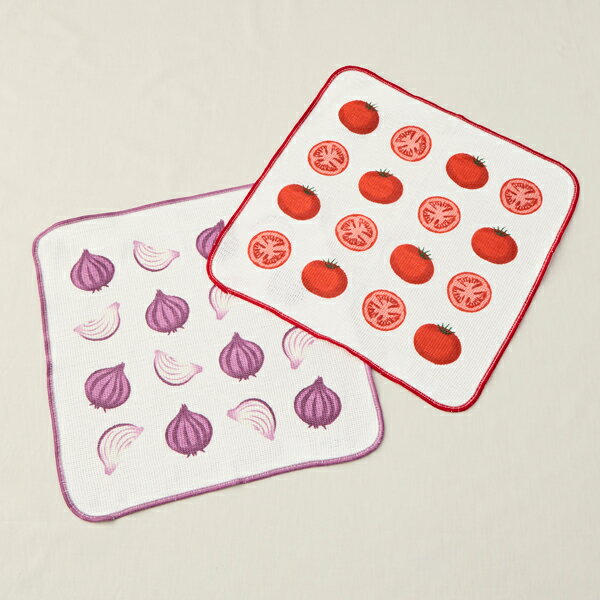 【栗原はるみ/キッチン雑貨/ギフト包装可】 ベジタブルふきん/ 栗原 はるみ 布巾 ふきん 台拭き 食器拭き 手拭き おしぼり 速乾性 綿100% レッド 紫 ...