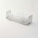 【栗原はるみ/キッチン用品】 スライド水切りカゴ タテ置き 幅15cm 3点セット / 栗原 はるみ 水切りかご スライド 伸縮 ステンレス 日本製 大容量 水...