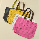 【ポイント5倍 11日(金)1:59まで】【栗原はるみ】 マルシェバッグ レシピプリント/ 栗原 はるみ バッグ 栗原はるみバッグ 買い物バッグ エコバッグ マルシェバッグ 折りたたみ たためる イエロー ネイビー ホワイト ピンク コンパクト 丈夫