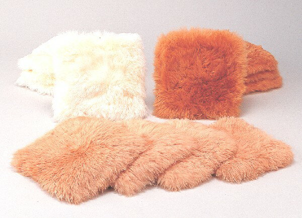 【ランキング1位獲得】ムートンクッション同色4枚組 クッション 座布団 クッションフカフカ柔らかい長 ...