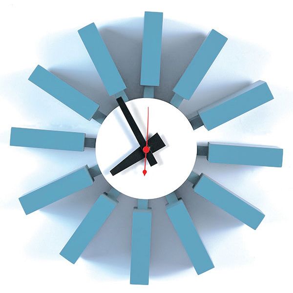 【ランキング1位獲得】ブロッククロック 置き時計 掛け時計 掛け時計温もりのある木製！ジョージ ネルソン CW06 デザイナーズ雑貨1R 1Kシンプル 時計 掛け時計 デザイナーズ雑貨 インテリア時計 プロダクト インテリア プロダクトのサムネイル