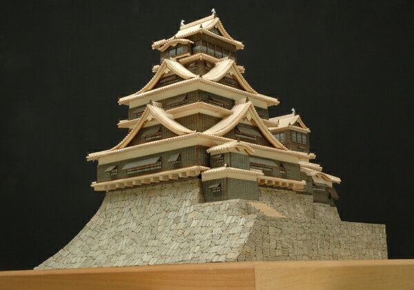 【ランキング1位獲得】1/150 熊本城 プラモデル 模型 建築物 情景レーザー彫刻機を使いリアルに ...