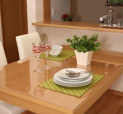 \最大82%OFF!SALE値下/【ランキング1位受賞】キッチンファブリック テーブルクロス Achilles アキレス透明テーブルマット 45×90テーブルを...