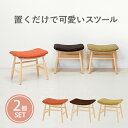 【ランキング1位獲得】 スツール 2脚 VH-7947 イス チェア スツール 完成品色違いでお部屋に並べてもかわいいです! VH-7947 VH-7957 ス...
