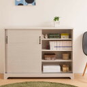 【ランキング獲得】 引戸カウンターシリーズ 110 収納家具 キャビネット コンソール 引き戸で使いやすいカウンター下収納シリーズ FY-0056 ホワイト ラ...