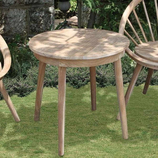 \本日300円クーポン進呈/【ランキング1位受賞】チーク材の素敵なガーデンテーブル 00339302 ガーデニング お洒落 庭 木製 チーク材 イングリッシュガ...