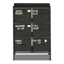 【ランキング1位獲得】 縦型6杯引出チェスト MSG/ienowa インテリア 寝具 収納 収納家具 タンス チェスト 完成品201200268 チェスト ミリタリーテイスト 小引出し 小物入れ ブラック シリーズ ienowaブランド