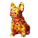 \スーパーSALE限定特価/インテリア小物・置物 貯金箱 貯金箱(イヌ)8316 貯金箱 アニマル ボックス 貯金 犬 インテリア カラフル お洒落」可愛い 小...