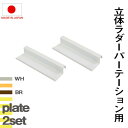 【ランキング獲得】 突っ張り立体ラック専用プレート棚 2枚組 収納家具 本棚 ラック カラーボックス ウォールシェルフnj-0644 nj-0645 突っ張り ラック専用プレート棚 2枚組(本体は別売り) ホワイト ブラウン ラダーラック 日本製 突っ張りパーティション 追加 部品
