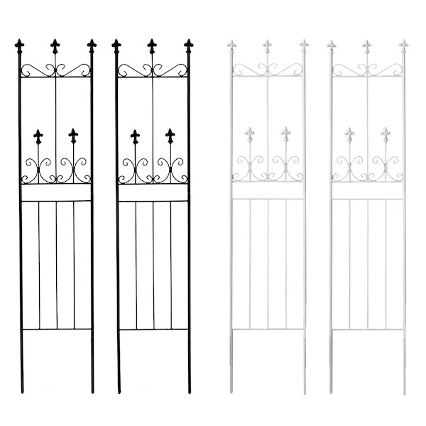 【ランキング1位獲得】 オールドシャトーフェンス スリムタイプ 2枚組 エクステリア ガーデンファニチャー フェンスOC003SL-2P フェンス アイアン ガ...