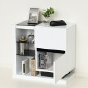 \300円OFFクーポン進呈/収納家具 キャビネット・コンソール 鏡面扉付ラック 60cm幅75307 シンプル モノトーン 美しい 鏡面仕上げ スタイリッシュ...