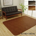 \300円OFFクーポン進呈/カーペット マット ラグ 角型 『スクラッチ ラグカバー』約190×190cm6031379 6031479 レザー風 高級感 ヴィンテージ感 抗菌 防臭 動画あり