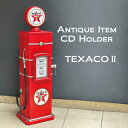 GASPUMP CD HOLDER TEXACO 2 収納家具 本棚・ラック・カラーボックス AVメディア収納ラック 完成品205MS3236-B ガスポンプ型 CD ホルダー3段棚 CD 54枚 収納(3)