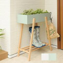 \300円OFFクーポン進呈/ガーデニング・農業 植木鉢・プランター 植木鉢・プランターカバー 木製脚の プランタースタンドPW-51 プランターカバー 玄関 ...