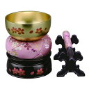 桜蒔絵おりん5点セット 仏具 仏壇・仏具・神具 仏具 りんa25618 おりん りん 仏壇 仏具 チン 華やか 高級感 桜 かわいい