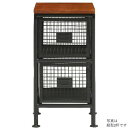 \300円OFFクーポン進呈/【ランキング1位受賞】収納家具 タンス・チェスト ienowa 縦型2杯引出チェスト SFC201200641 完成品 インダスト...