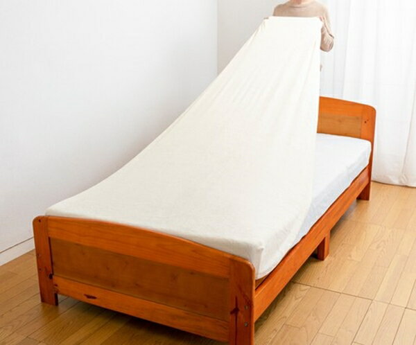 ＼本日P6倍!300円クーポン／寝具 寝具カバー シーツ 敷布団カバー ぐーんと伸びるぴったりフィットシーツ 綿タオル地 ダブルa25983 綿100％ 伸縮 セミダブル 全周 ゴム 丸洗い