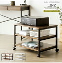 \300円OFFクーポン進呈/【ランキング1位受賞】収納家具 テレビ台・ローボード テレビ台【Linz】 リンツIWT-18 プリンターワゴン プリンタ台 テレ...