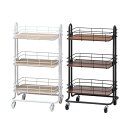 \300円OFFクーポン進呈/収納家具 キッチン収納 キッチンワゴン キッチンワゴン ビクター16696 16697 シンプル 北欧 コグ ワゴン キャスター サイドワゴン