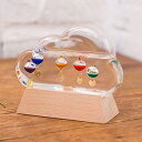 \300円OFFクーポン進呈/温度計・湿度計 ガラスフロート温度計 クラウド Fun Science333-211 プレゼント お祝い 置物 オブジェ インテリ...