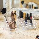 \300円OFFクーポン進呈/ジュエリー・アクセサリー用品 アクセサリースタンド コスメオーガナイザー 幅22.5cm Crystal Desktop Coll...