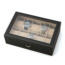 \300円OFFクーポン進呈/腕時計用アクセサリー 腕時計収納ケース ウォッチケース Stackable 10本用Elementum240-443 メンズ 男性...