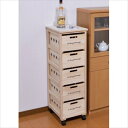 【ランキング1位獲得】 キッチン便利ストッカー 5段 KC-35 収納家具 キッチン収納 野菜ストッカー11646 完成品 桐 タイル 野菜 収納 ランドリー収納 リビング カントリー