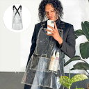 \300円OFFクーポン進呈/DIY・工具 安全・保護用品 作業着・作業服 エプロン・前掛け エプロン クリア 透明20230629-2990 透明 美容師 美...